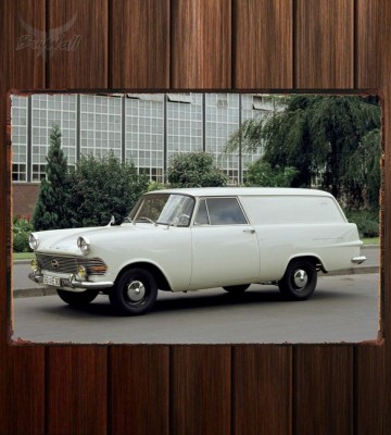 Металлическая табличка Opel Rekord Van (P2)